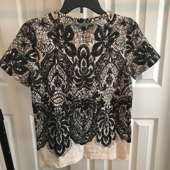 J.Crew faux lace sweatshirt - Picture 2 of 5